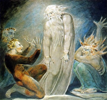 ファンタジー Painting - エンドアの魔女ウィリアム・ブレイク2